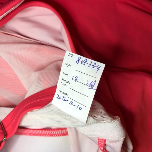 VENUS Lascana Coral/ Pink One-Piece Swim Dress size 14 NWOT - Picture 14 of 15